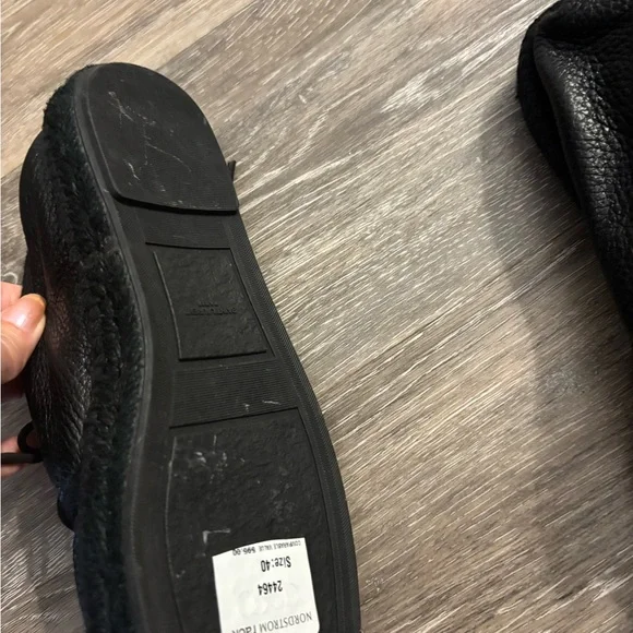 Saint Laurent Black Leather Men's Shoes Sz 40 EU Sz 7 US New - Picture 10 of 16